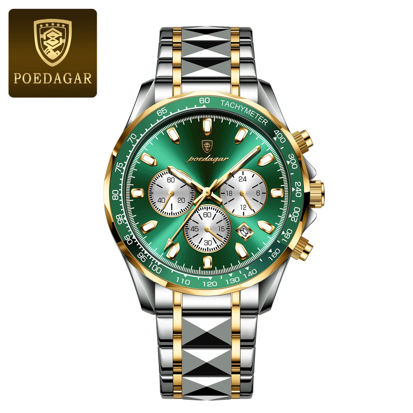 POEDAGAR - Luxury Business Chronograph Watch