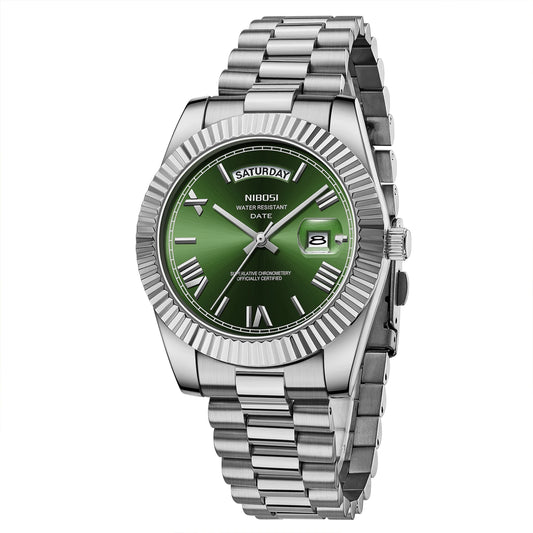 NIBOSI 2628 - Premium Stainless Steel Men's Watch