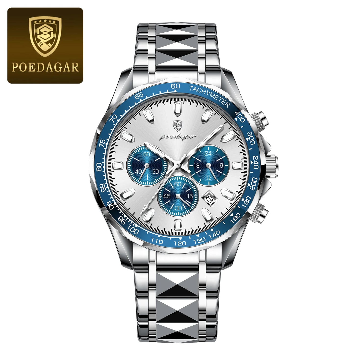 POEDAGAR - Luxury Business Chronograph Watch