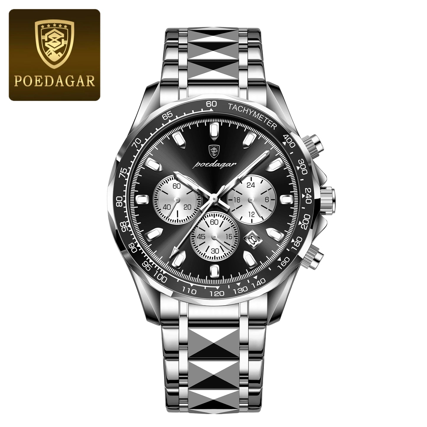 POEDAGAR - Luxury Business Chronograph Watch