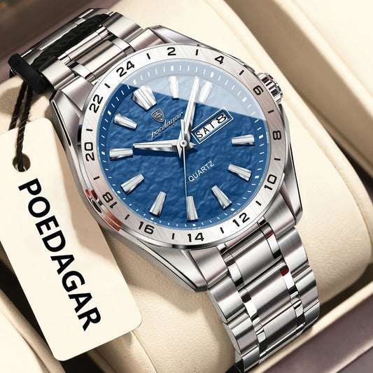 POEDAGAR - Luxury Sport Chronograph Watch