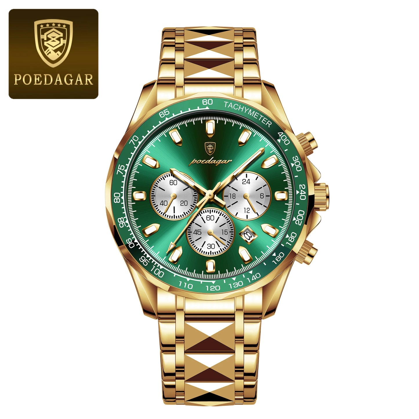 POEDAGAR - Luxury Business Chronograph Watch