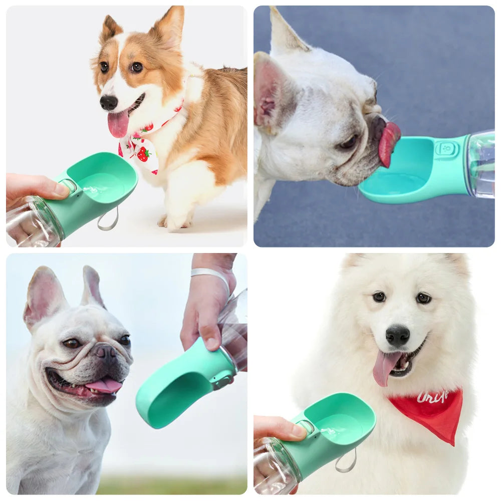 Dog Water Bottle - Portable Leak Proof for Small & Large Dogs