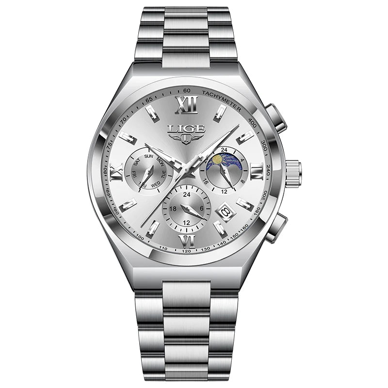 LIGE Top Brand Luxury Watch Women Simple Ladies Analog Quartz Wrist Watches Fashion Casual Waterproof Female Clock Montre Femme