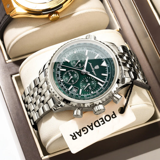 POEDAGAR - Luxury Business Chronograph Watch