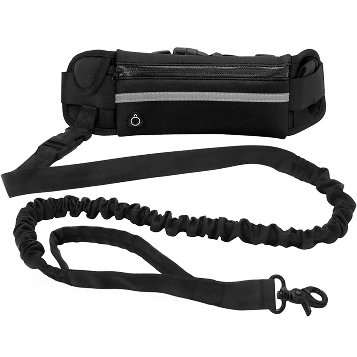 Hands Free Dog Leash - Reflective with Waist Bag for Running & Walking