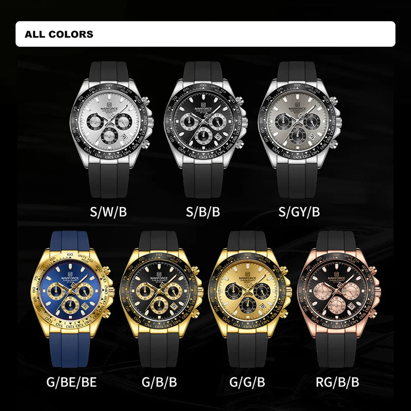 NAVIFORCE - Multifunction 24H Chronograph Watch