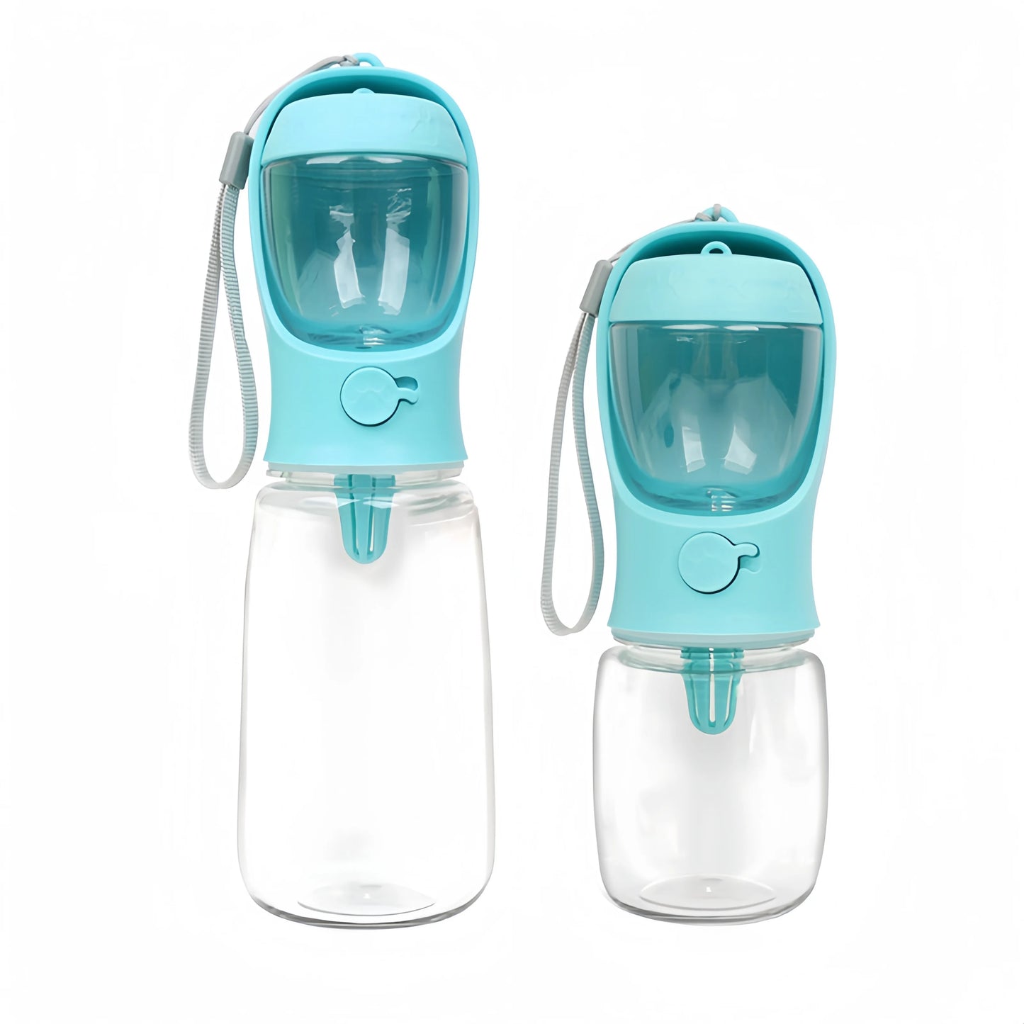 Portable Dog Water Bottle - 2-in-1 Food & Water Container for Travel