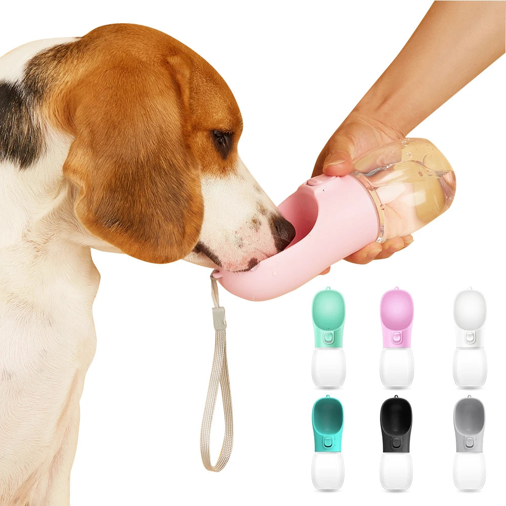 Dog Water Bottle - Portable Leak Proof for Small & Large Dogs