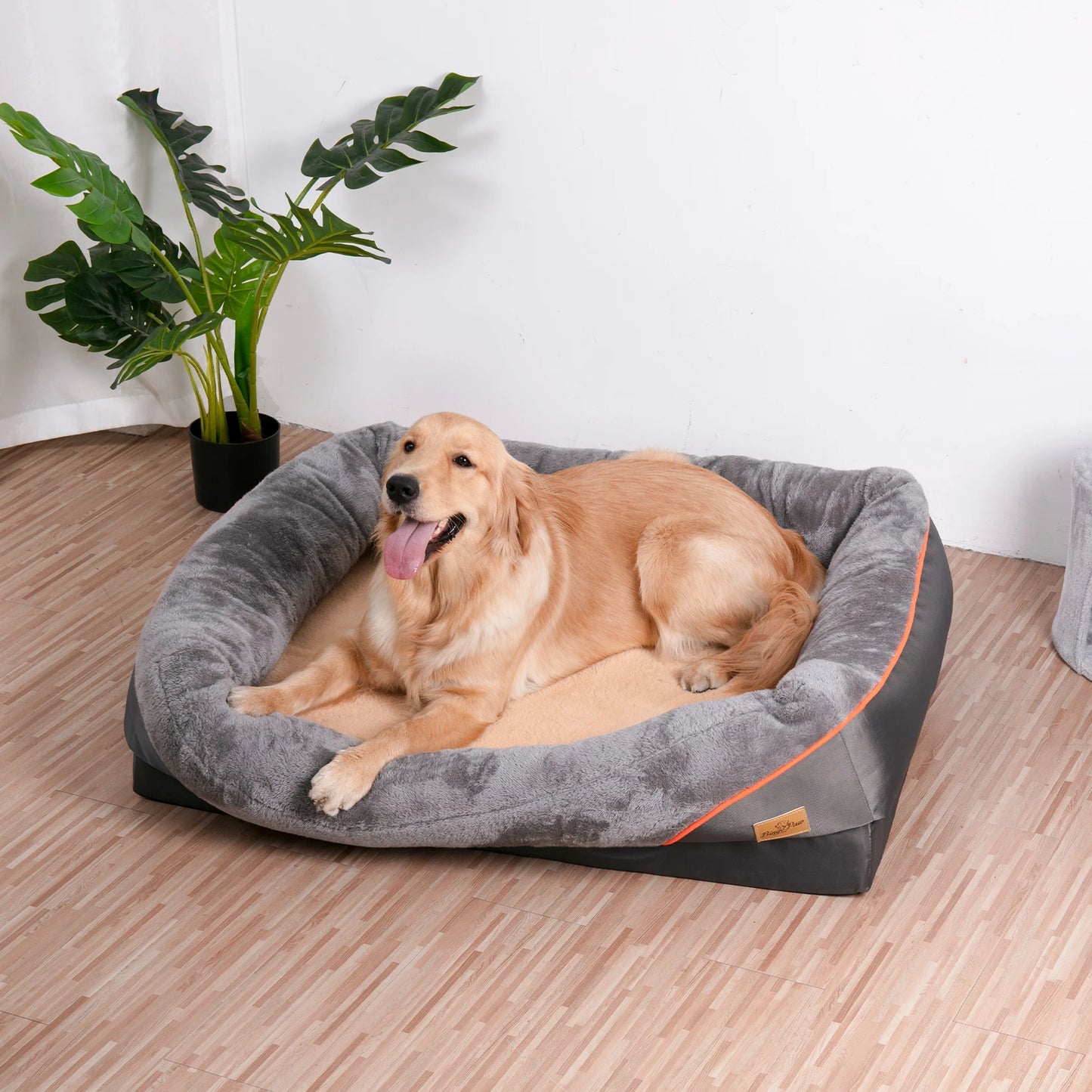 Orthopedic Dog Bed - Soft Foam with Removable Cover (L-3XL)