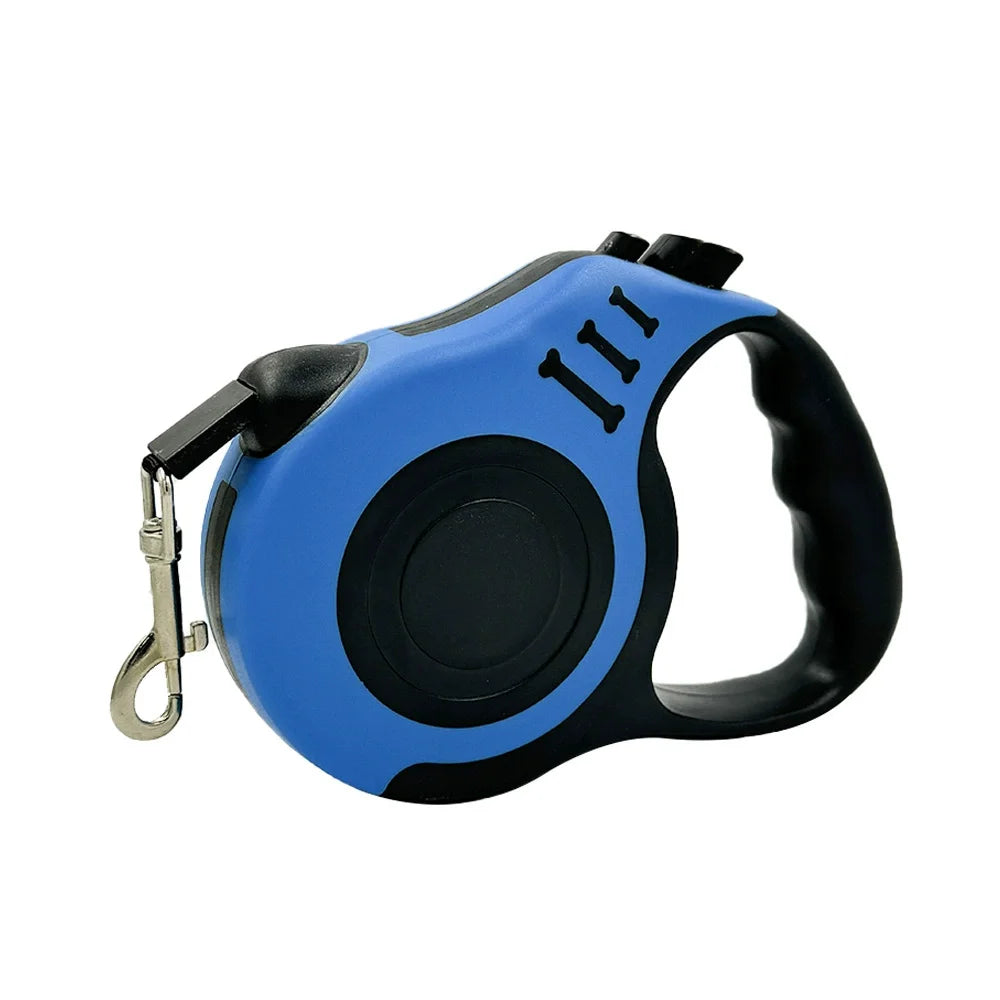 Retractable Dog Leash - Nylon Braided Rope for Hiking & Walking