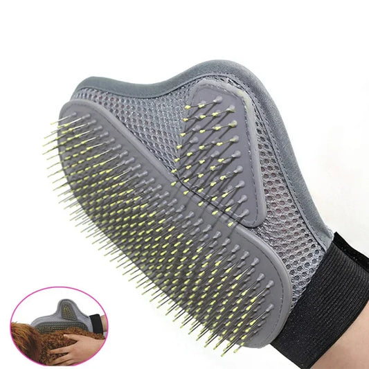Pet Grooming Glove - Hair Removal Brush for Dogs & Cats
